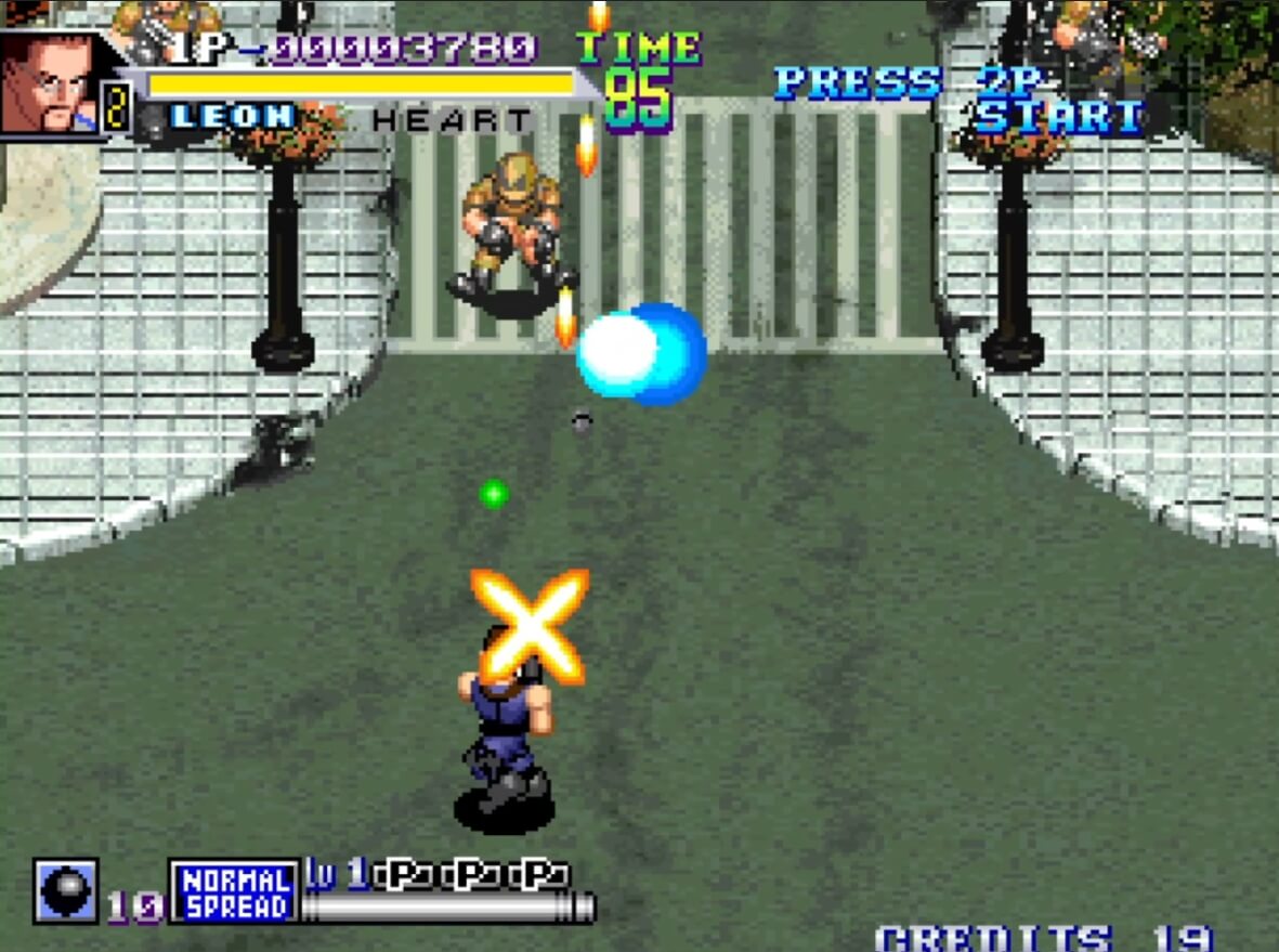 Shock Troopers 2nd Squad - геймплей игры Arcade